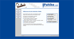 Desktop Screenshot of gebr-pahlke.de